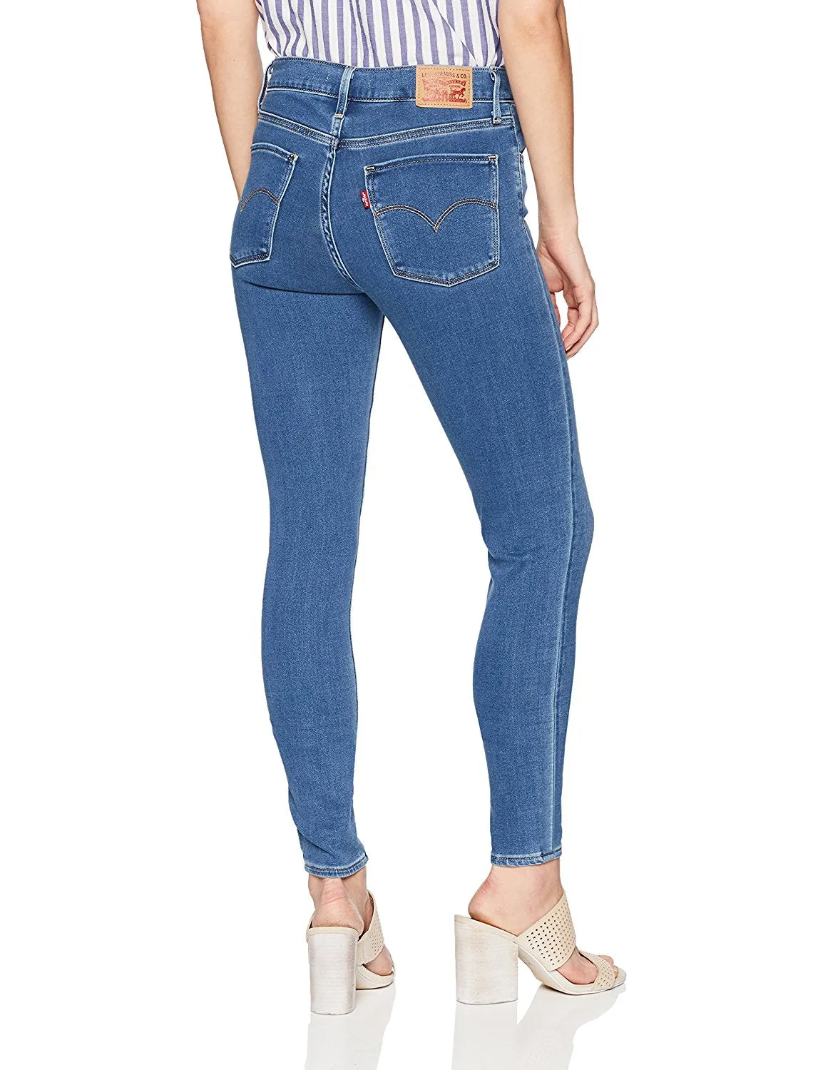 Levi's Women's 720 High Rise Super Skinny Jeans Bluebird