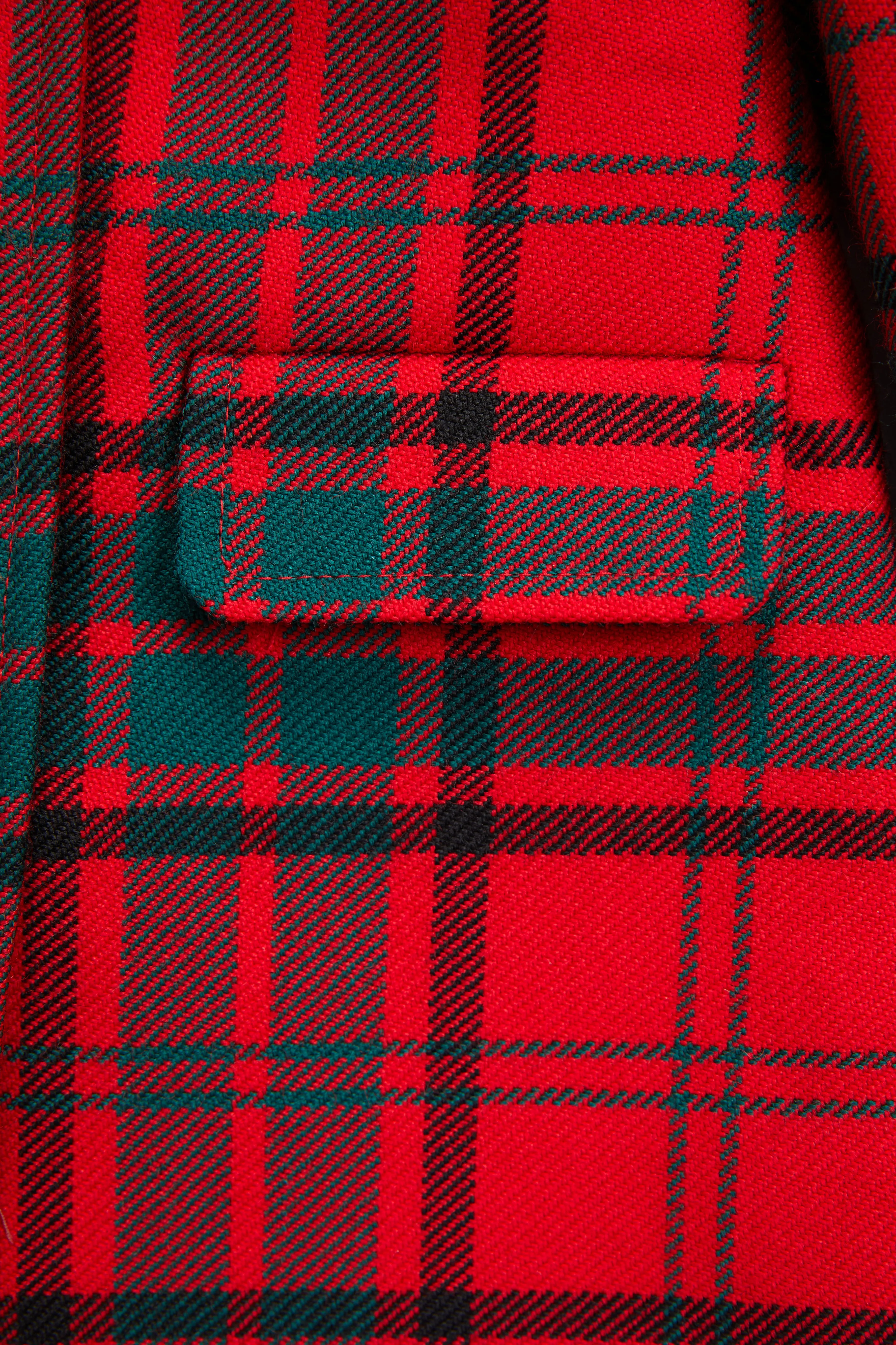 Little Town Coat (Red Tartan)