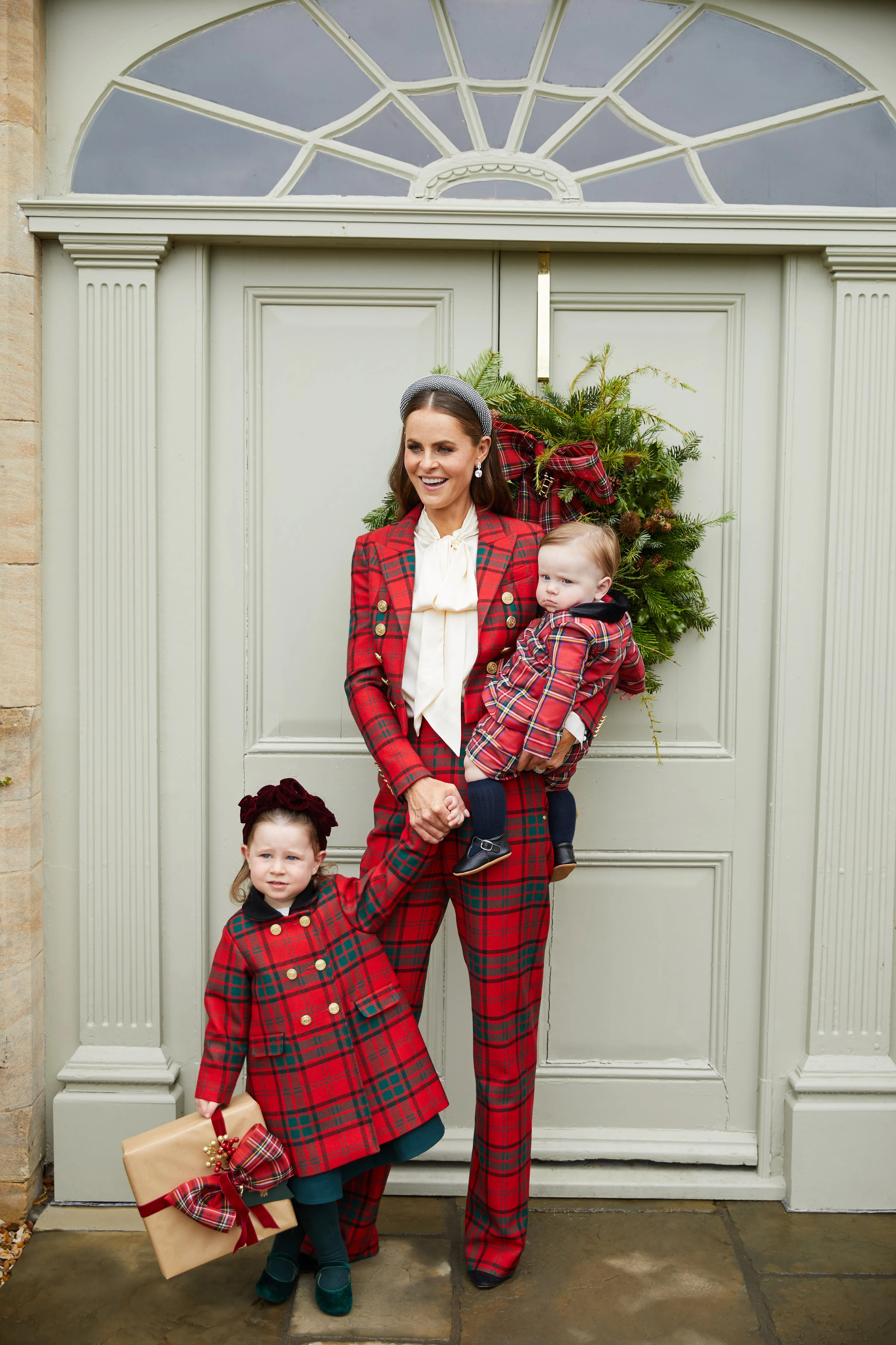 Little Town Coat (Red Tartan)