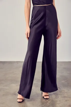 Maddie Satin Flared Pants