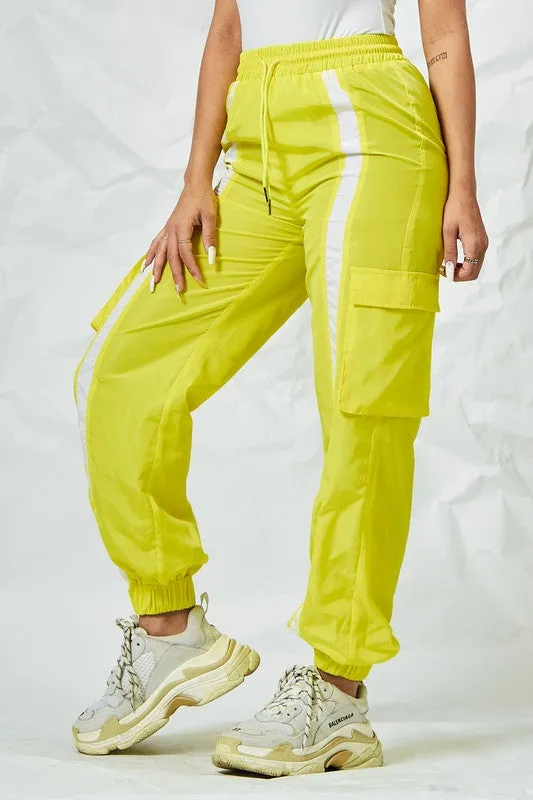 Maria Neon Reflective Joggers