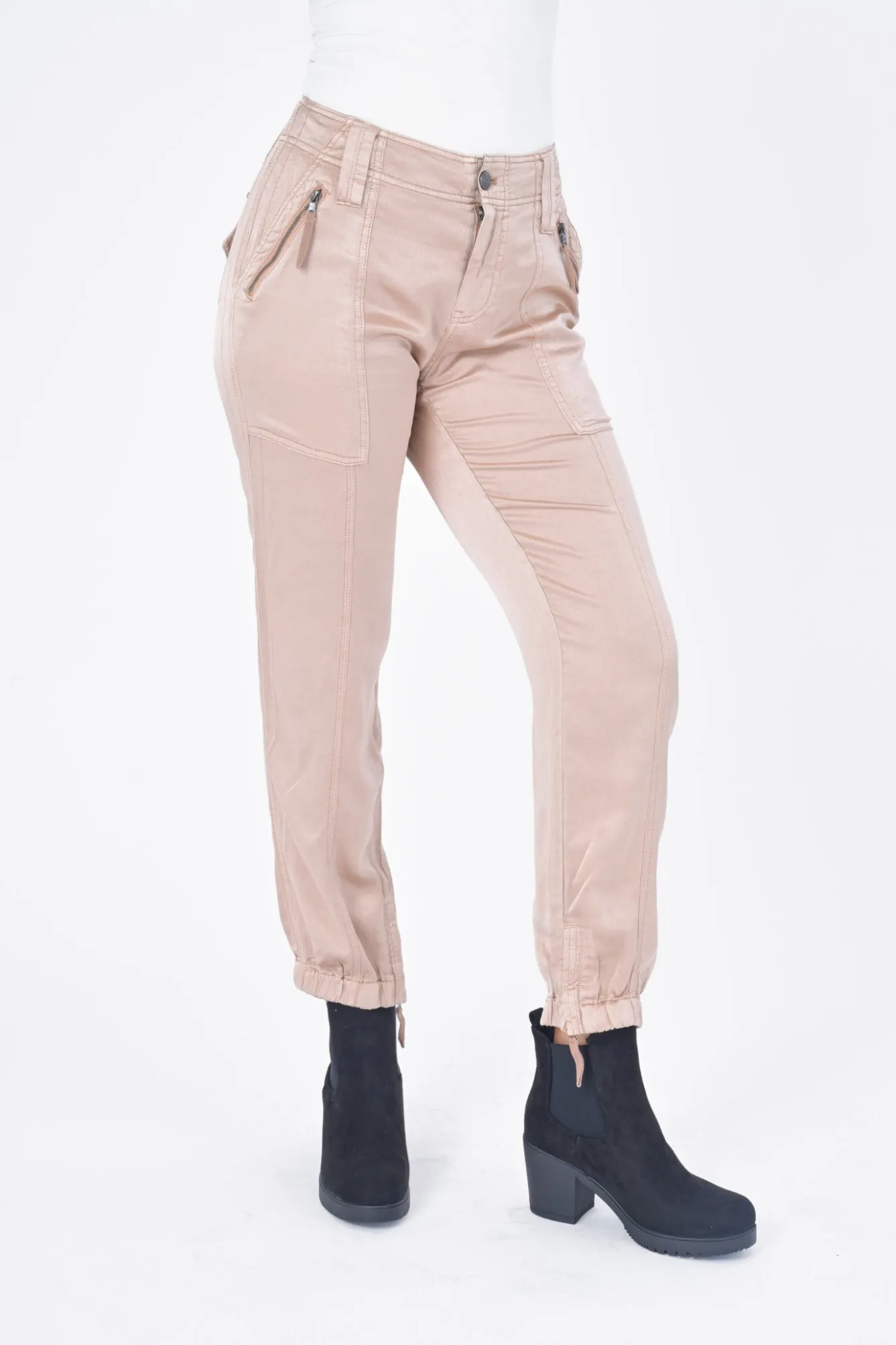 Marina Viscose Satin Jogger