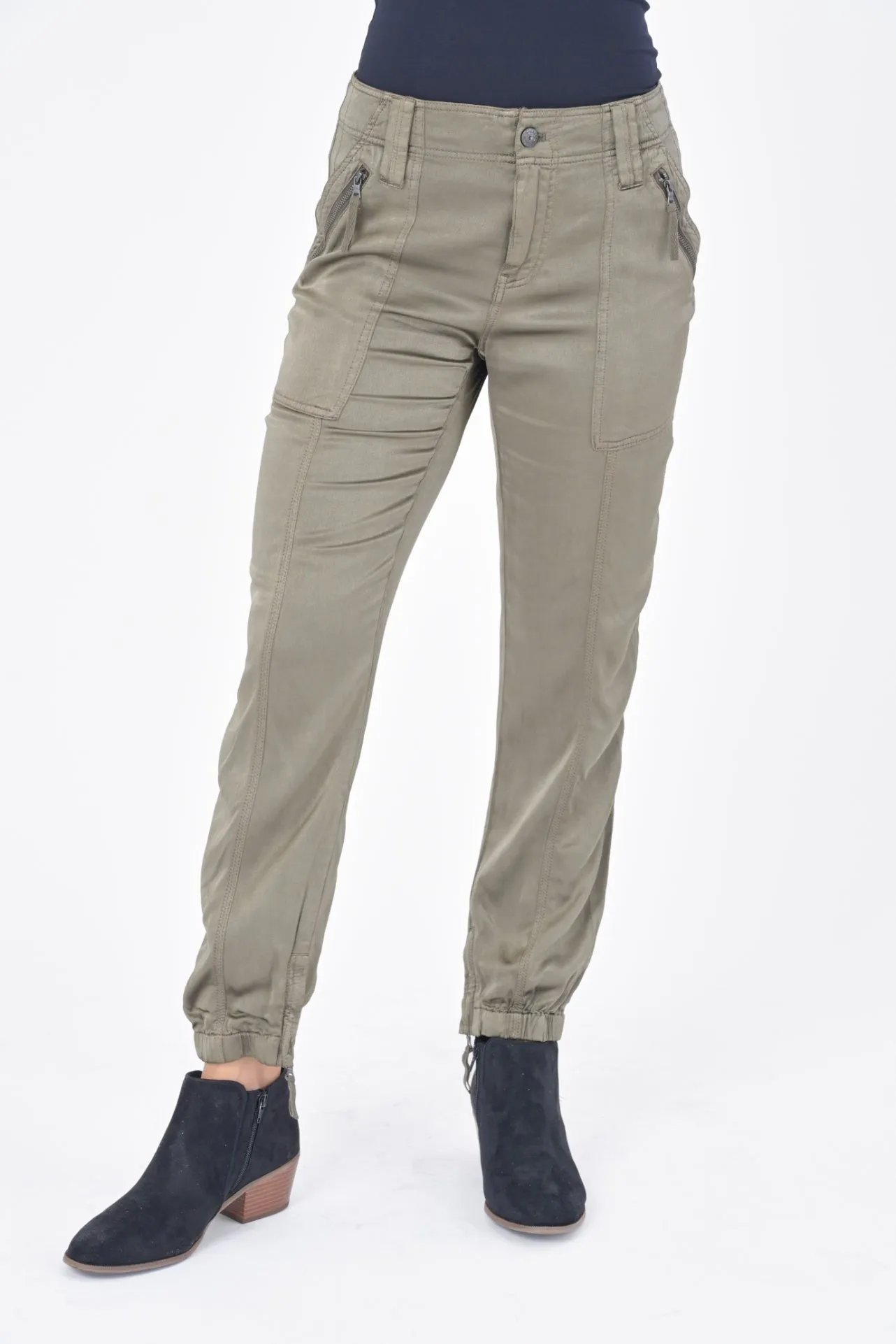 Marina Viscose Satin Jogger