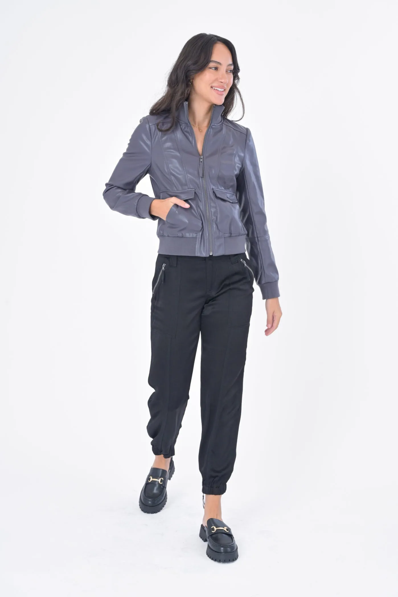 Marina Viscose Satin Jogger