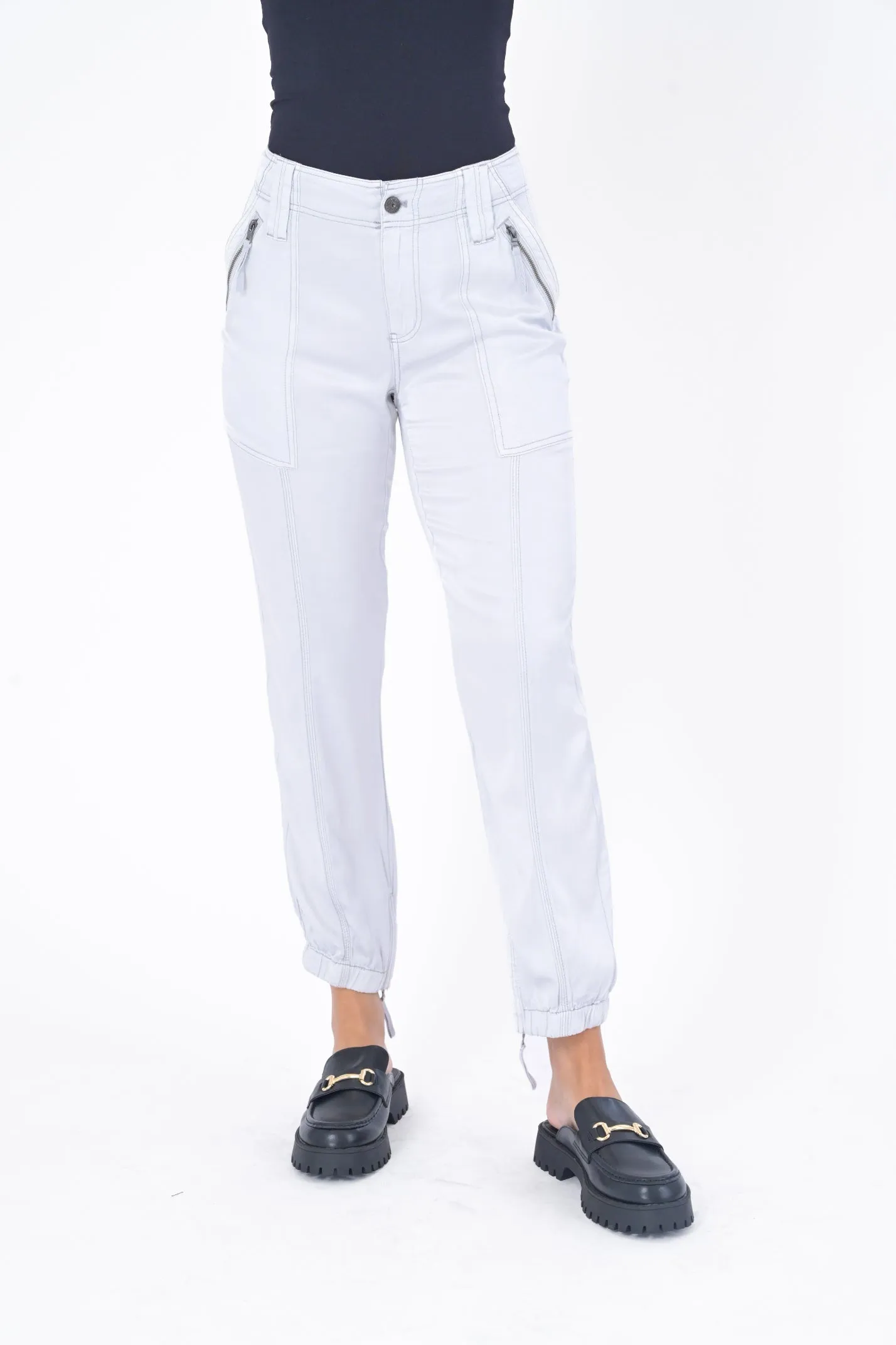 Marina Viscose Satin Jogger