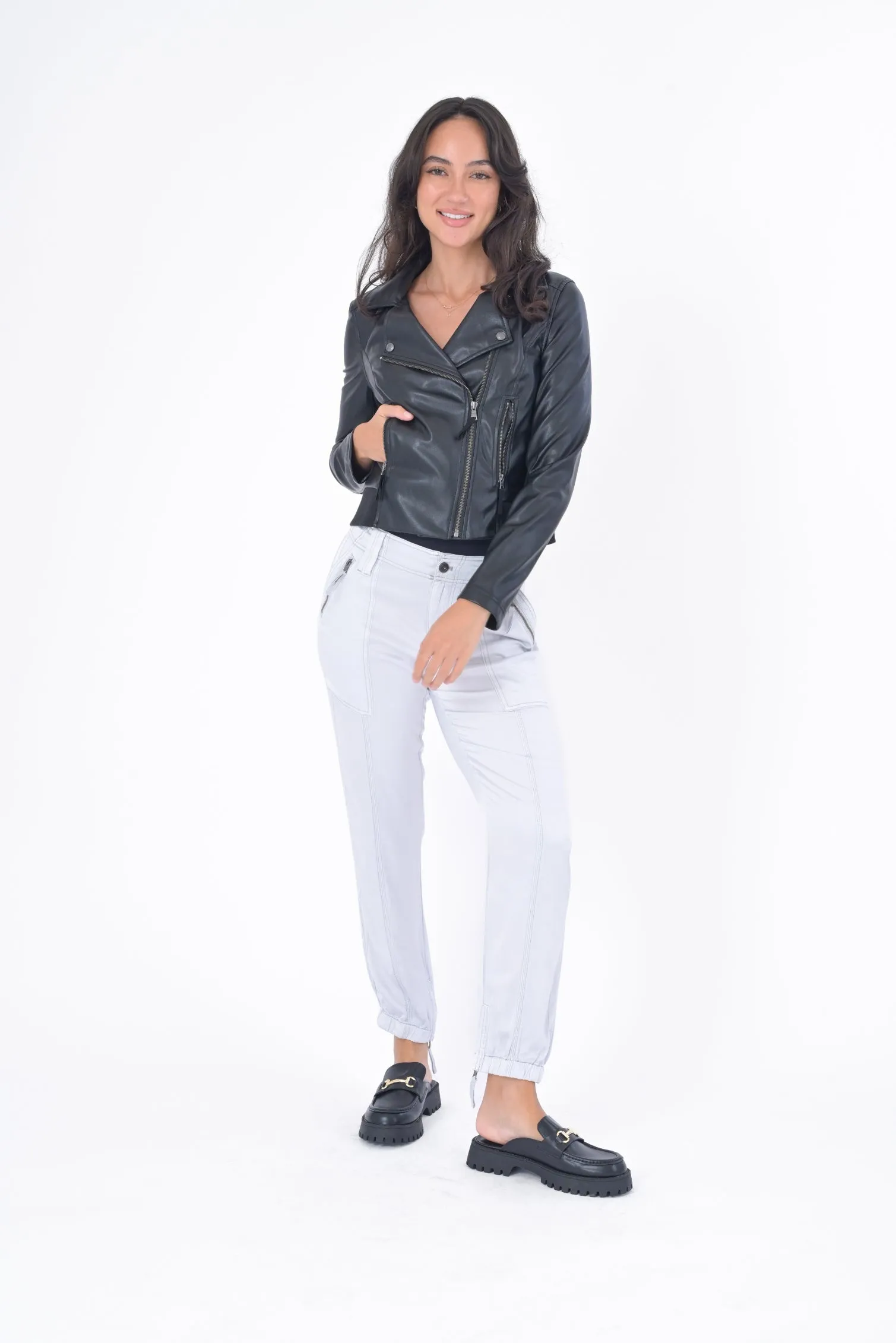 Marina Viscose Satin Jogger