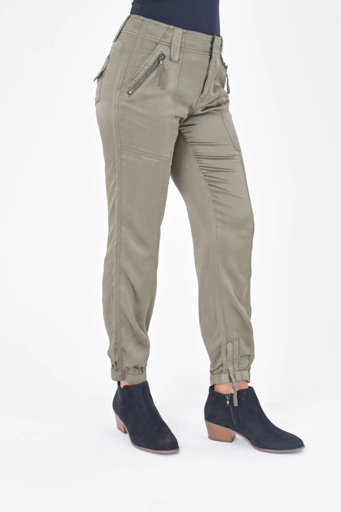 Marina Viscose Satin Jogger