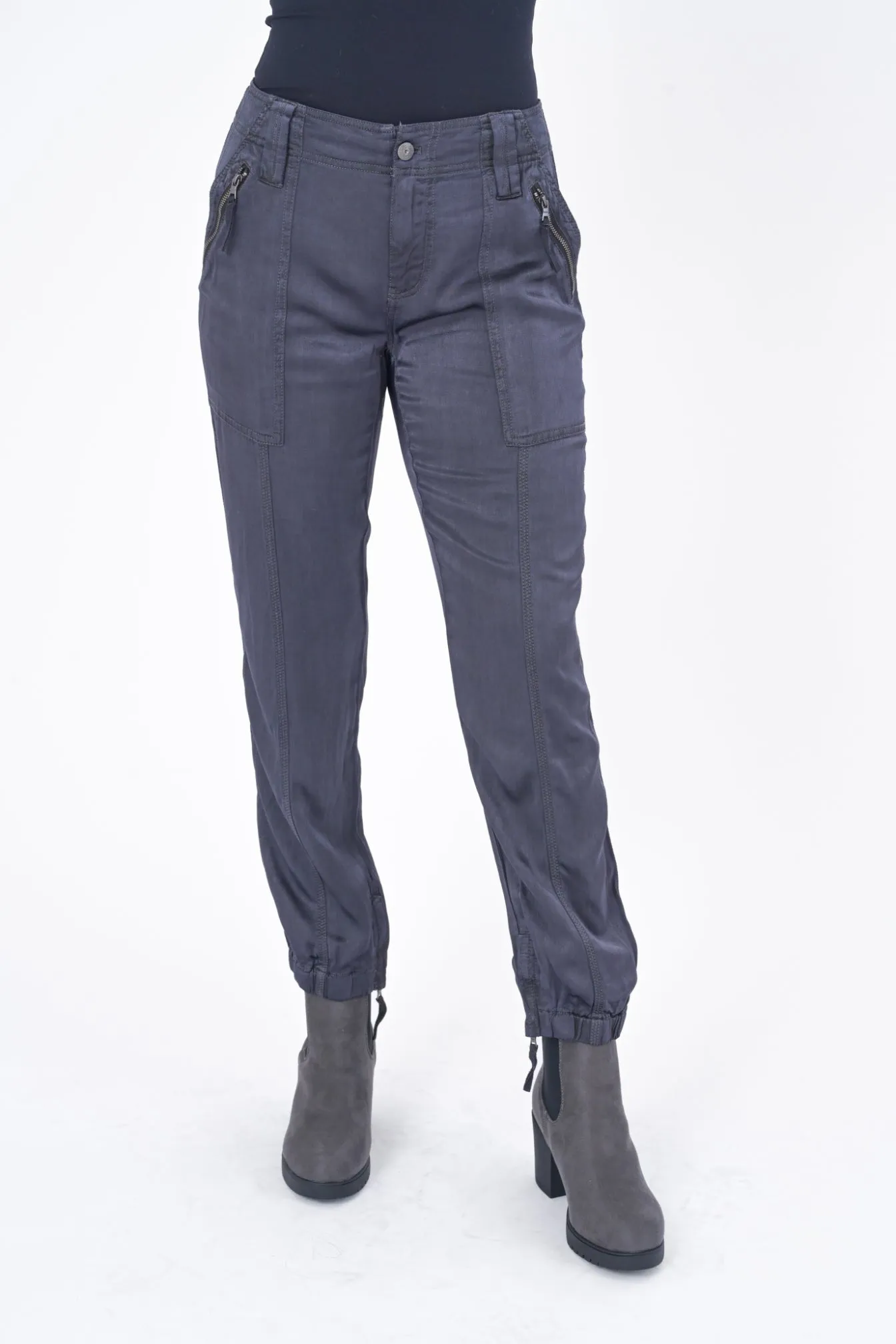 Marina Viscose Satin Jogger