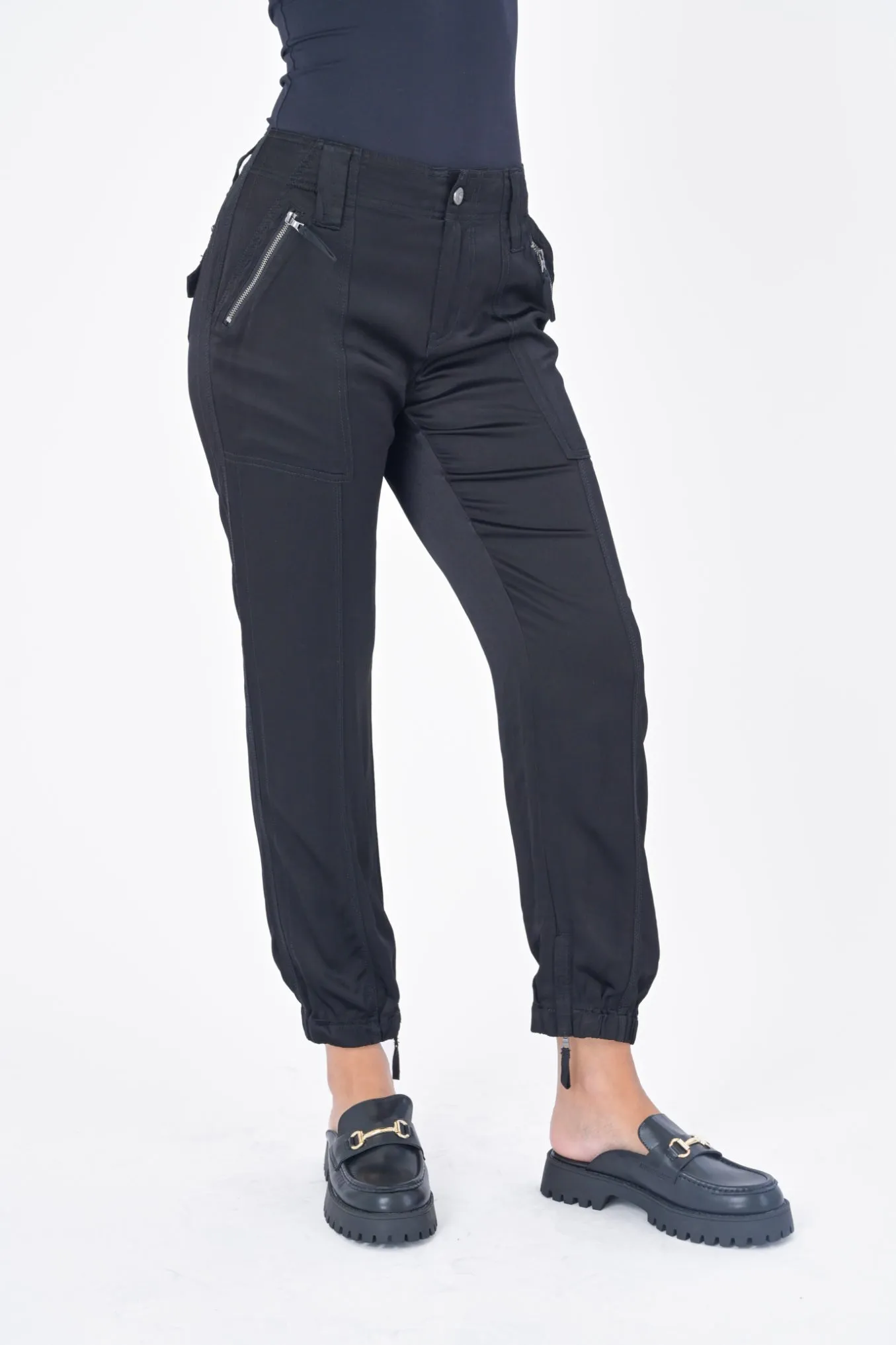 Marina Viscose Satin Jogger