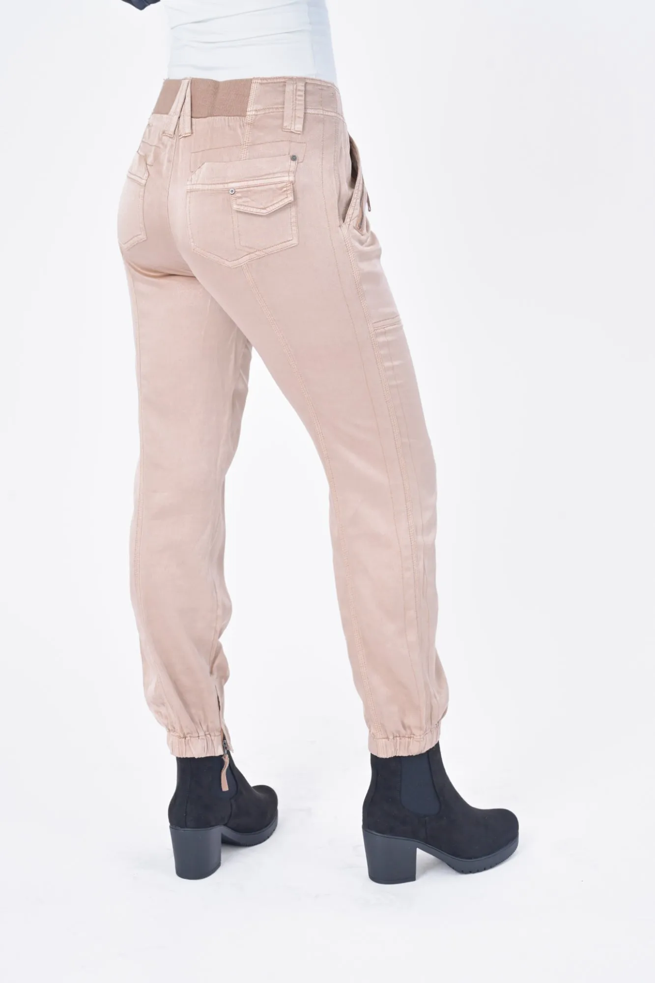 Marina Viscose Satin Jogger