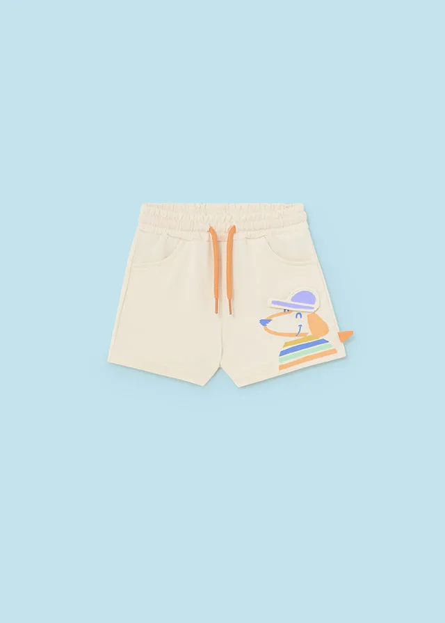 Mayoral Baby Boys Beige Jersey Shorts