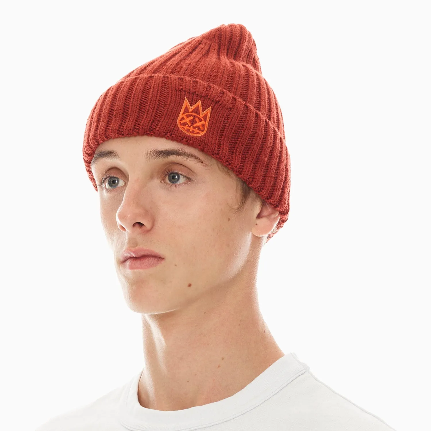 Men's Knit Hat With Clean 2 Tone Shimuchan Logo