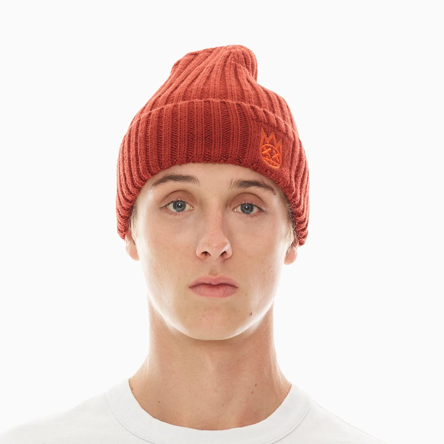 Men's Knit Hat With Clean 2 Tone Shimuchan Logo