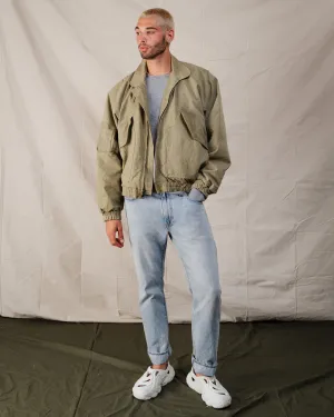 MILITARY CANVAS FLIGHT JACKET