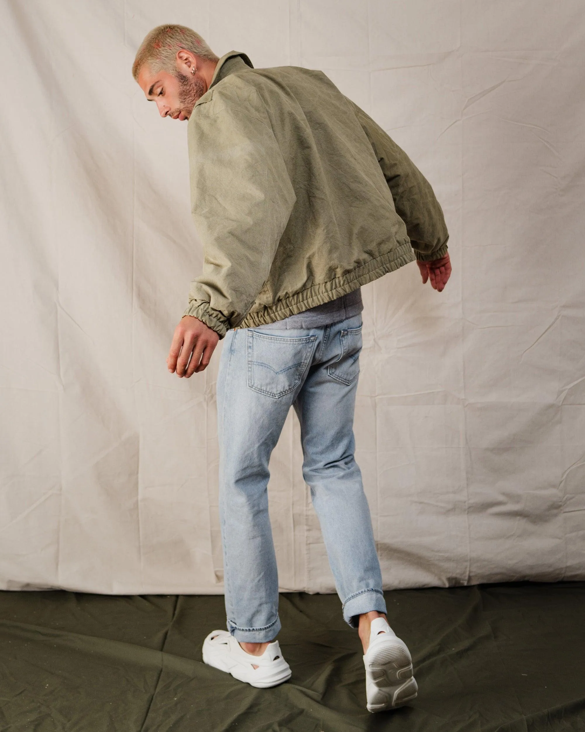 MILITARY CANVAS FLIGHT JACKET