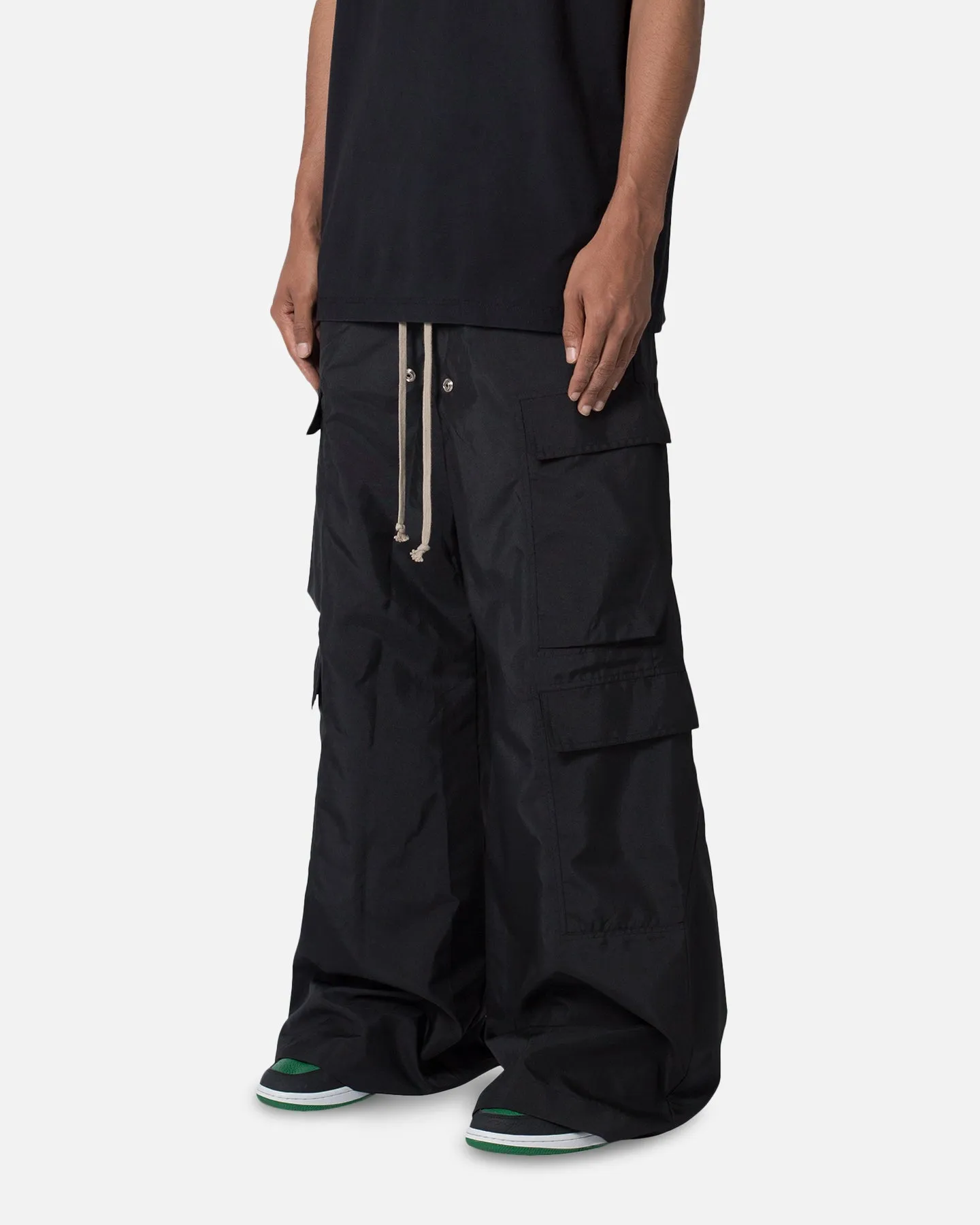 MNML Rave Double Cargo Pants Black