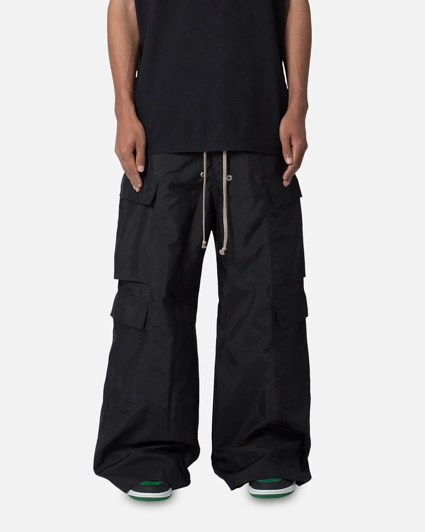 MNML Rave Double Cargo Pants Black