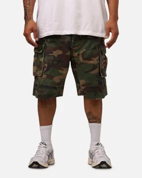 MNML Ultra Baggy Ruff Pocket Camo Shorts Hunter Camo