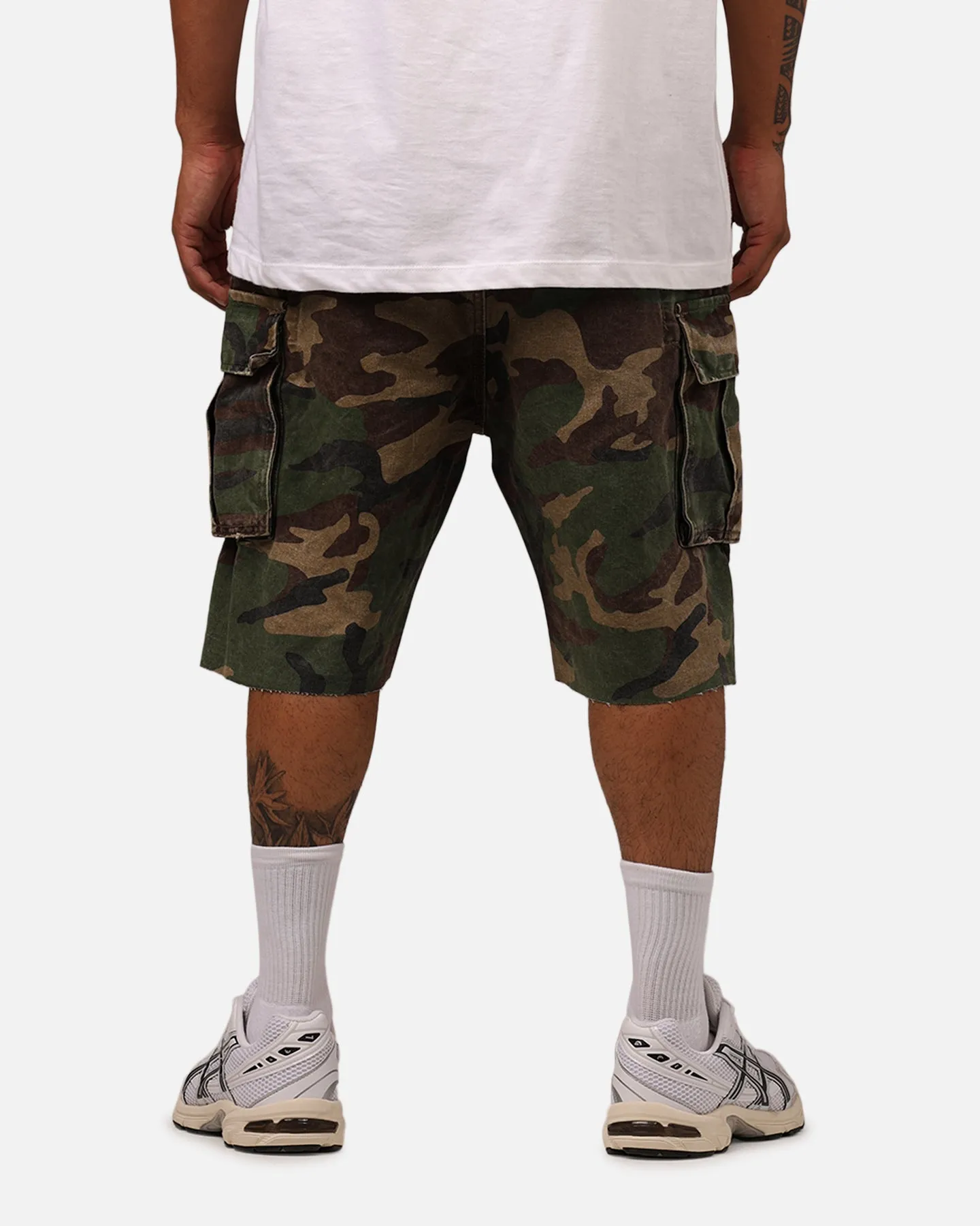 MNML Ultra Baggy Ruff Pocket Camo Shorts Hunter Camo