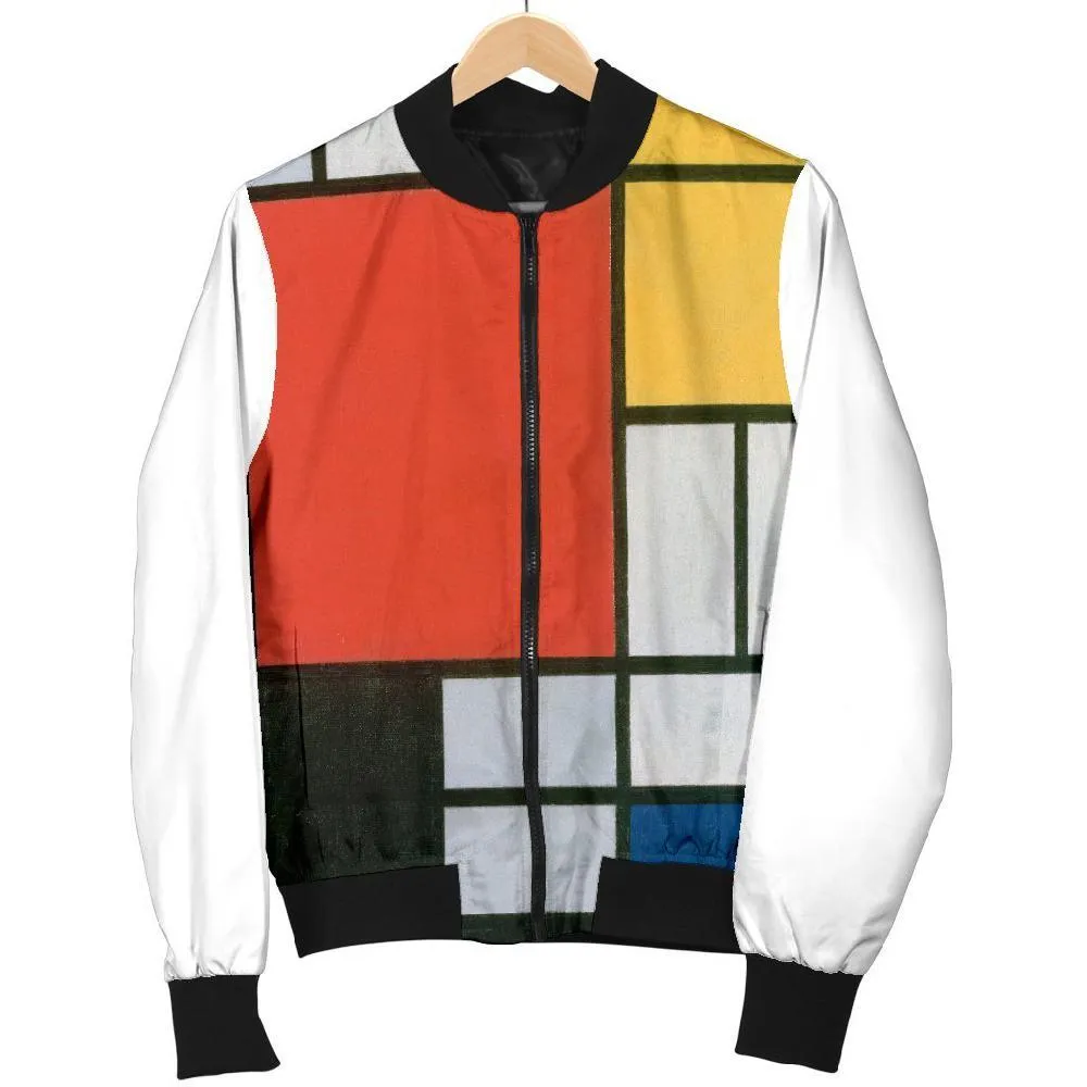 Mondrian Composition Women's Jacket - B