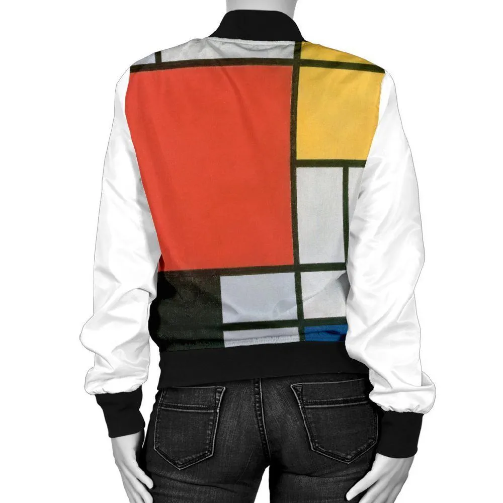 Mondrian Composition Women's Jacket - B