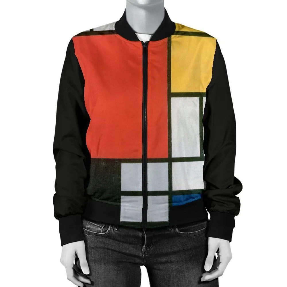 Mondrian Composition Women's Jacket