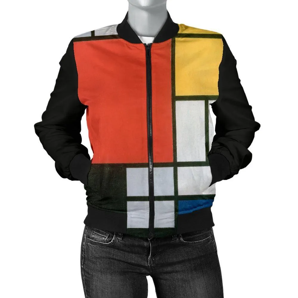 Mondrian Composition Women's Jacket