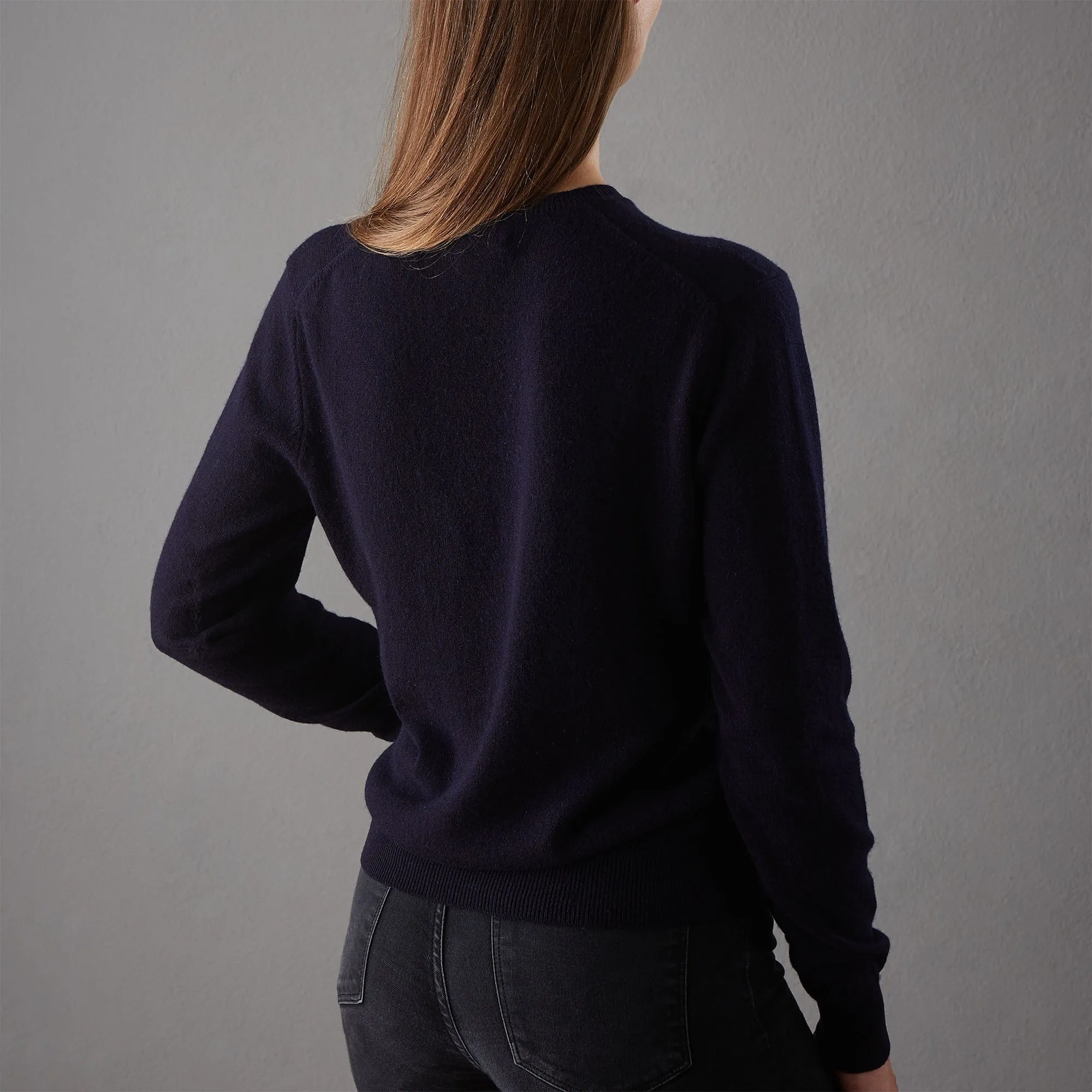 Nora Cashmere Jumper [Midnight blue]