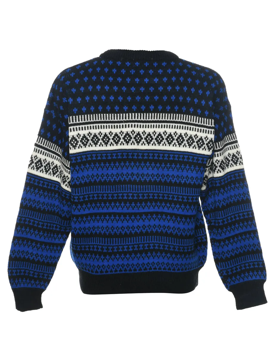 Nordic Blue Jumper - L