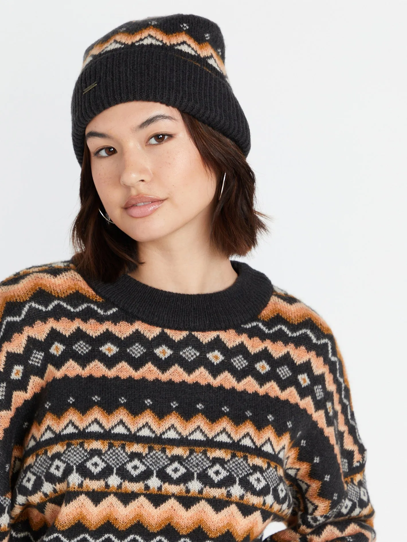 Not Fairisle Beanie - Vintage Black