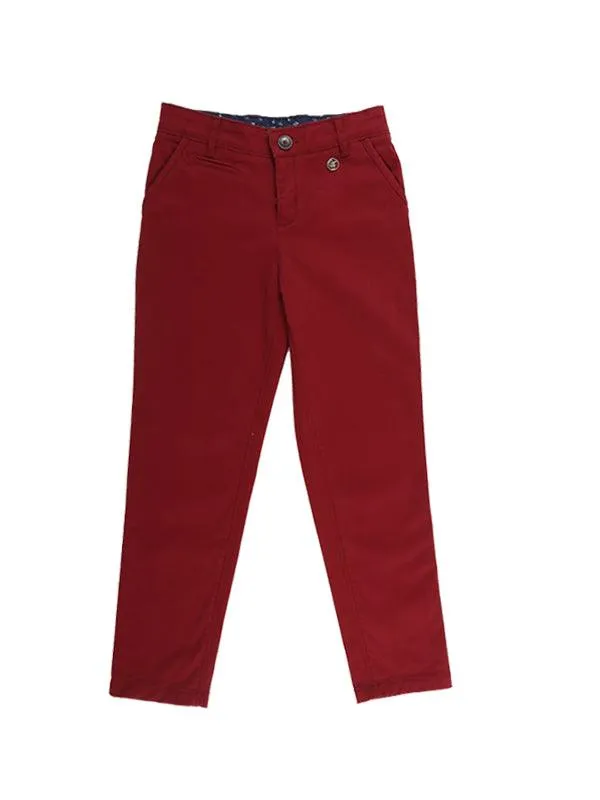 One Friday Burgundy Trouser