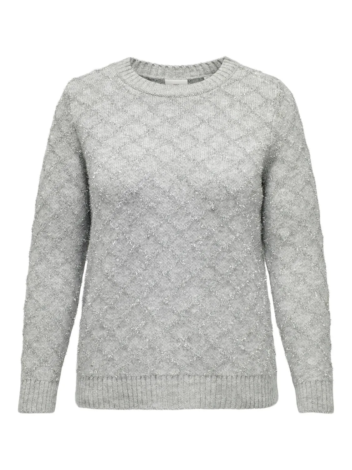 Only Carmakoma Alba Knit Jumper in Grey