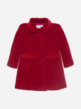 Patachou Baby Girls Traditional Coat in Red