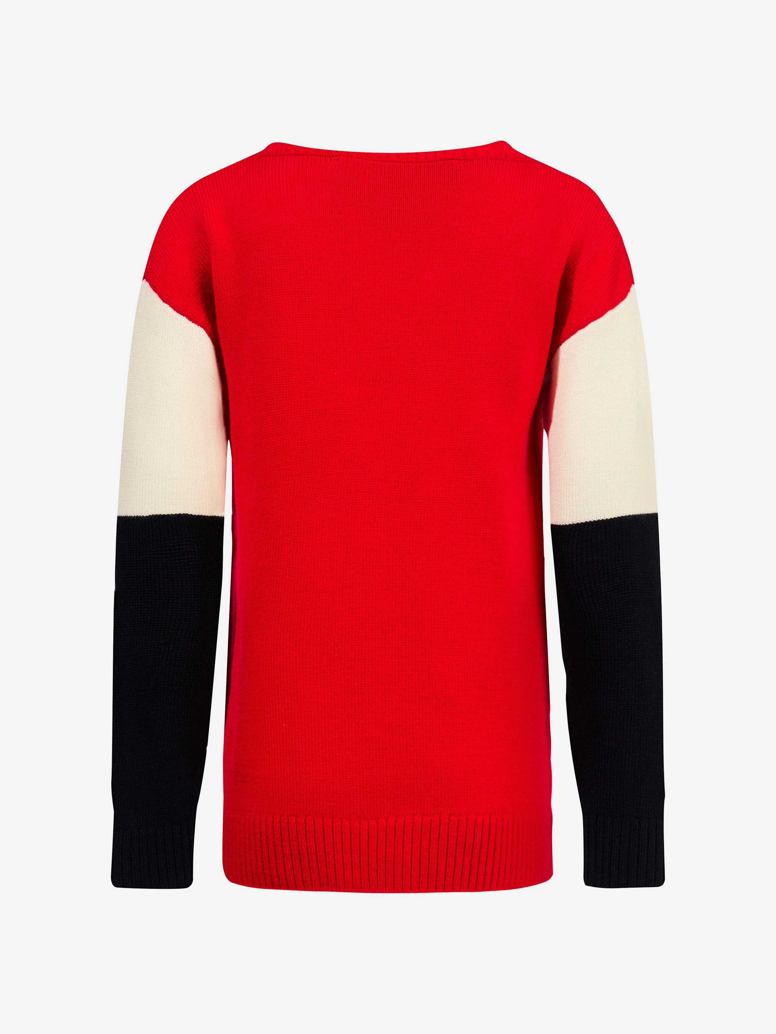 Perfect Moment Girls Star Crew Neck Jumper in Red