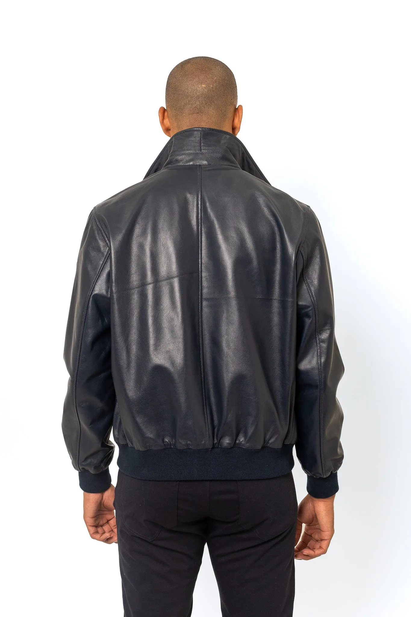 Pilot Leather Bomber Jacket