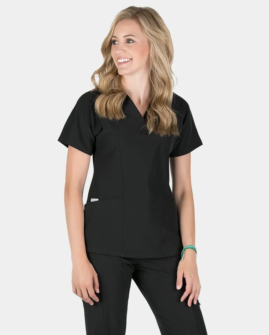 Piper Cargo 6-Pocket Scrub Top