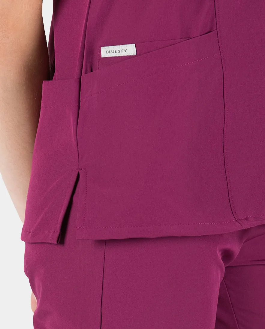 Piper Cargo 6-Pocket Scrub Top