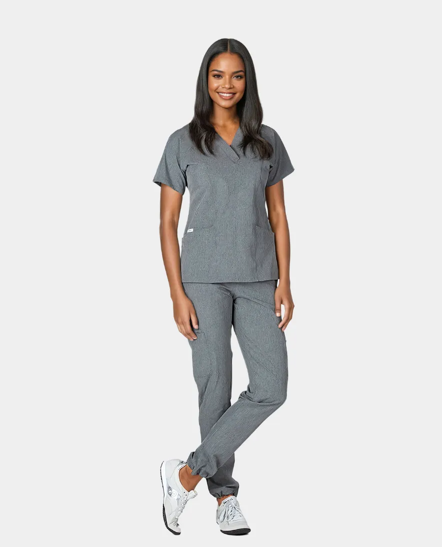 Piper Cargo 6-Pocket Scrub Top