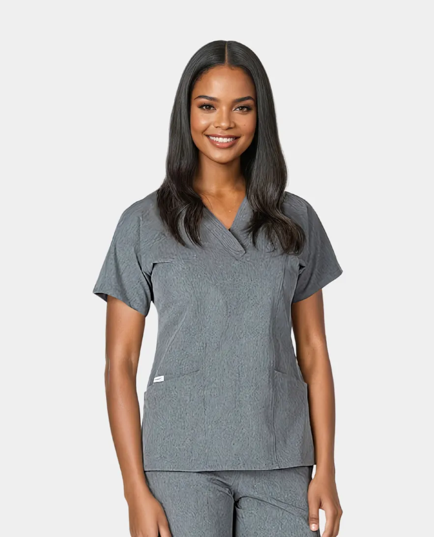 Piper Cargo 6-Pocket Scrub Top