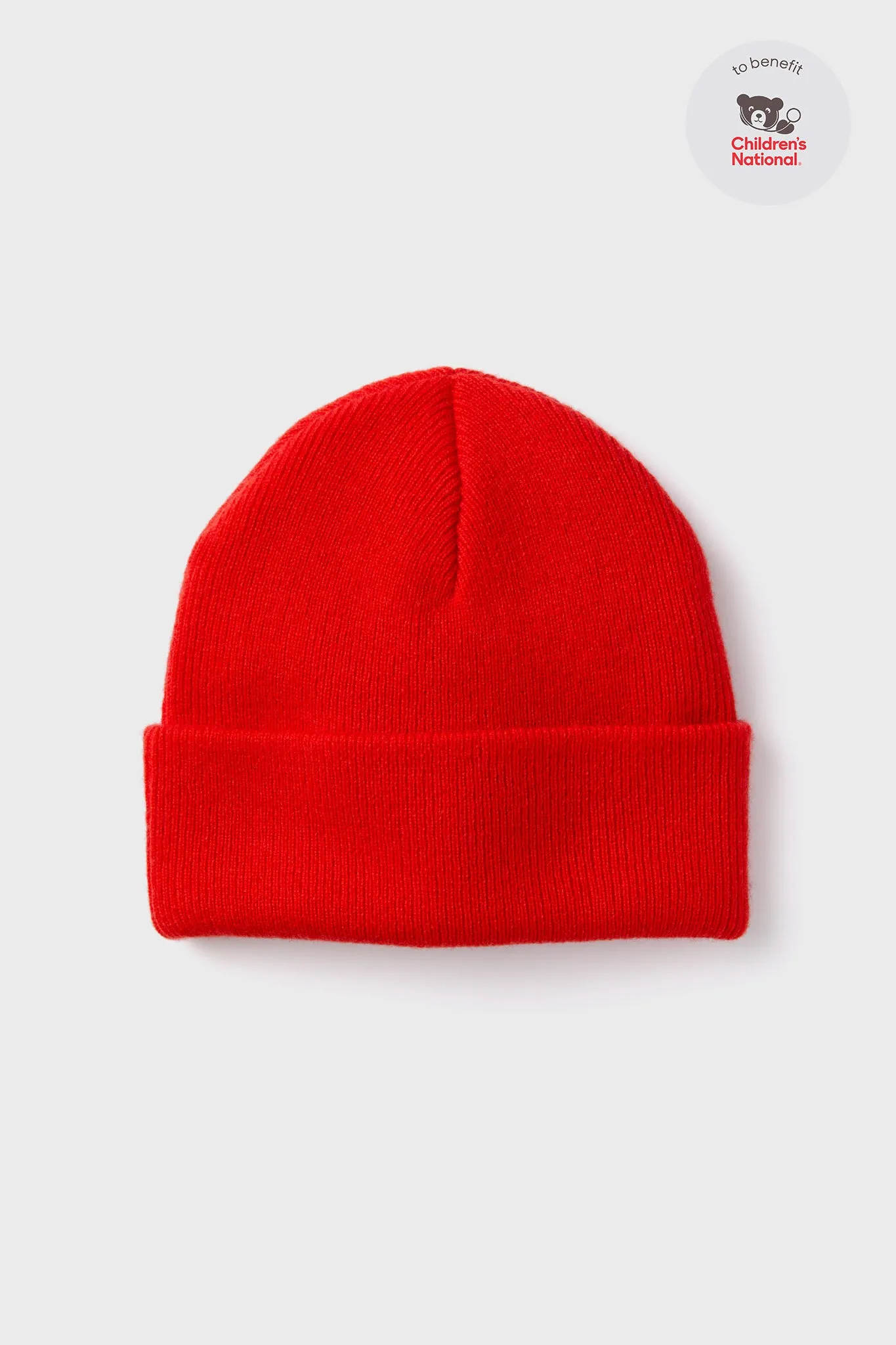 Poppy Red Cashmere Child's Beanie