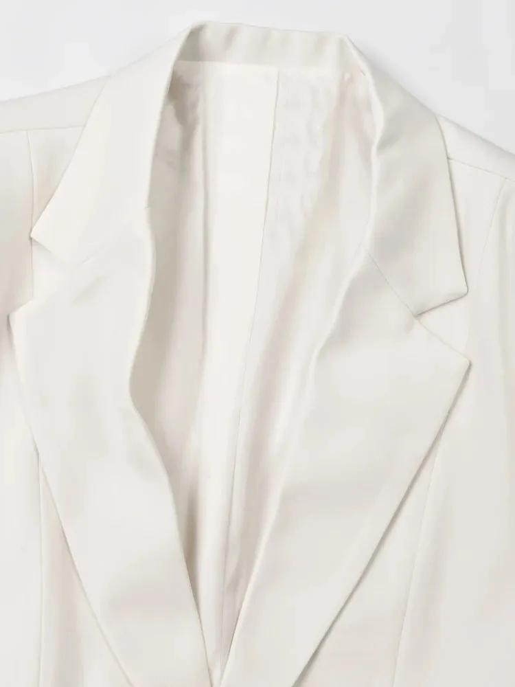 Pre Order:  Formal Relaxed False Pocket Lapel Blazer