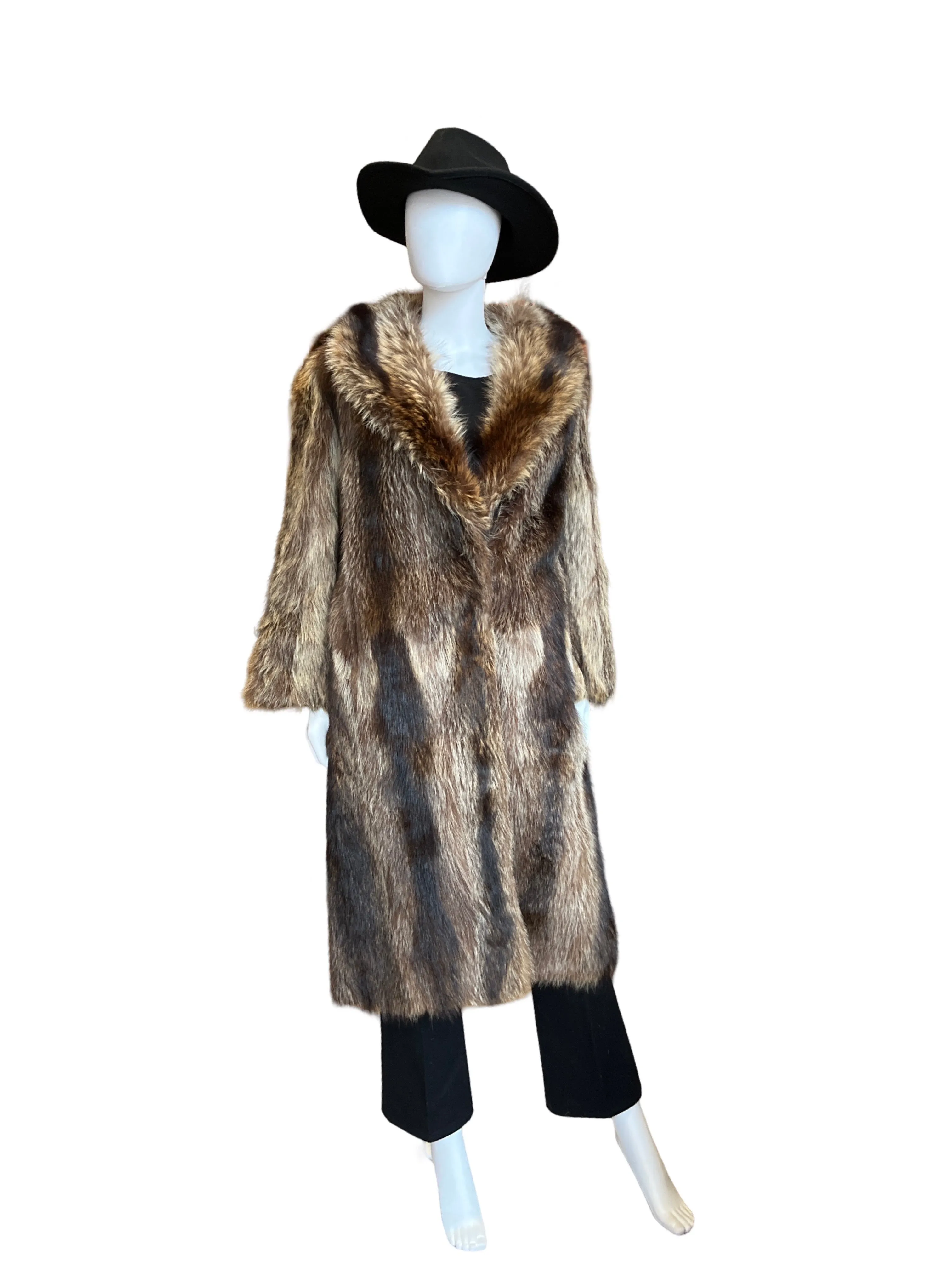 Real Fur Long Coat