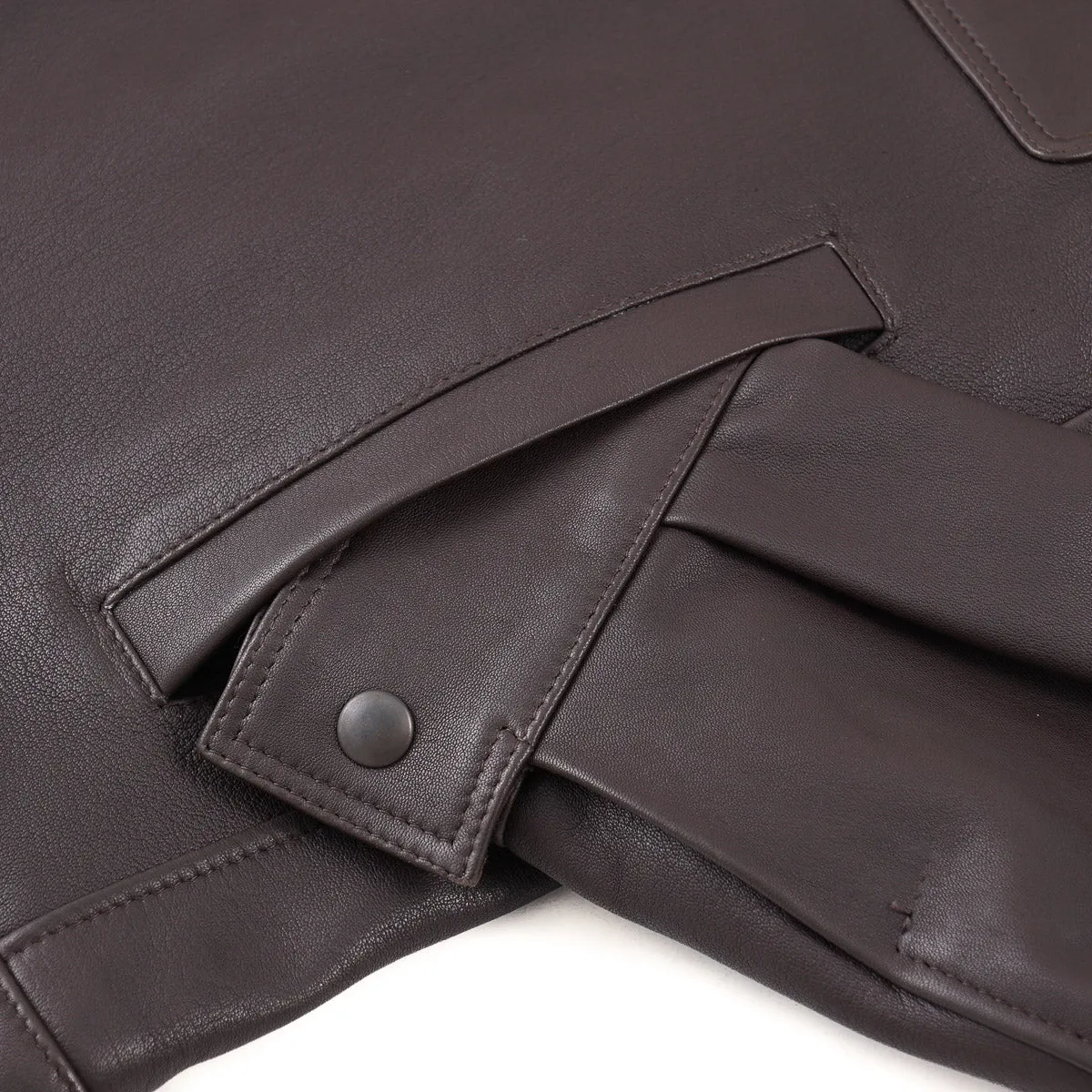 Rifugio Cashmere-Lined Nappa Leather Jacket