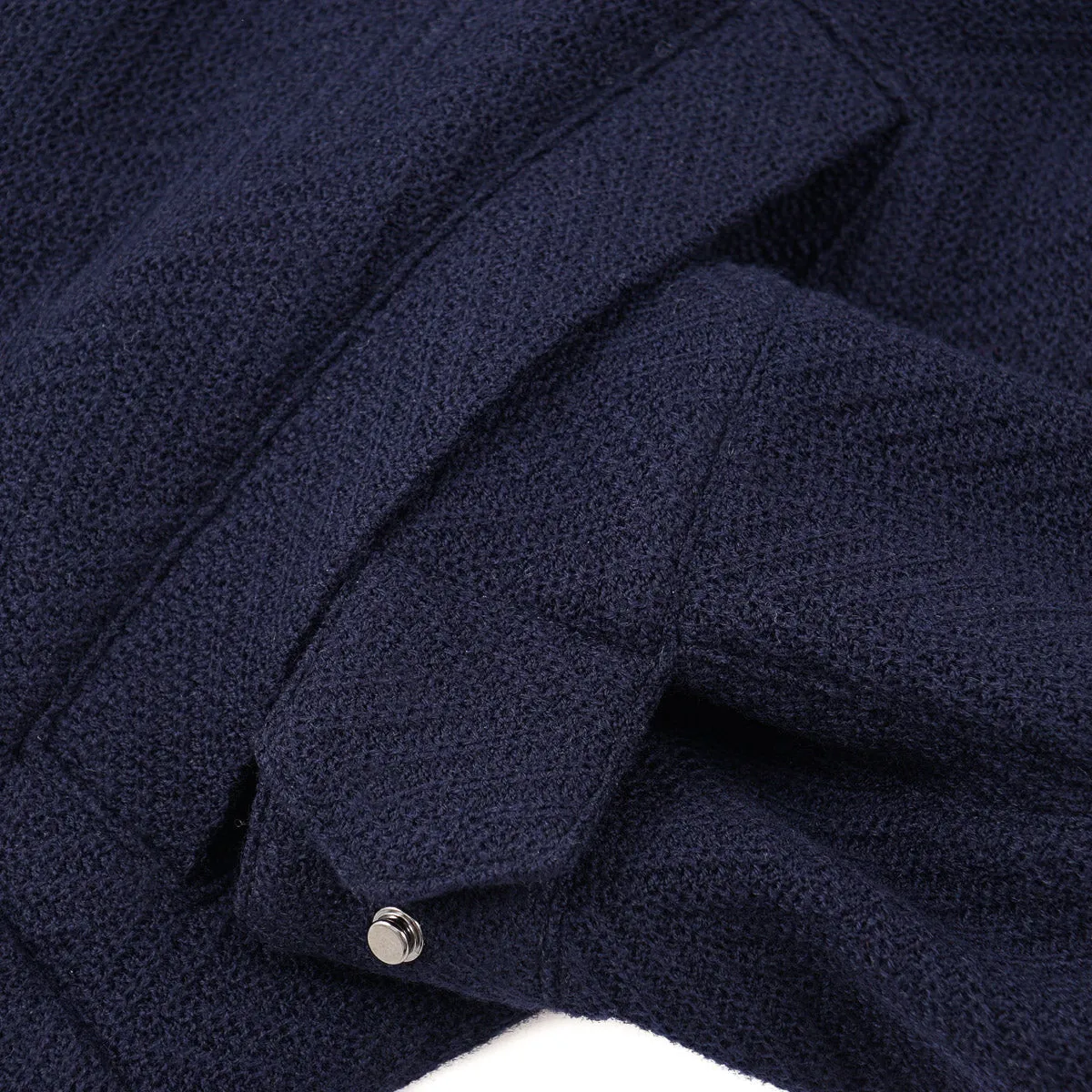 Sartorio Knit Herringbone Wool Jacket