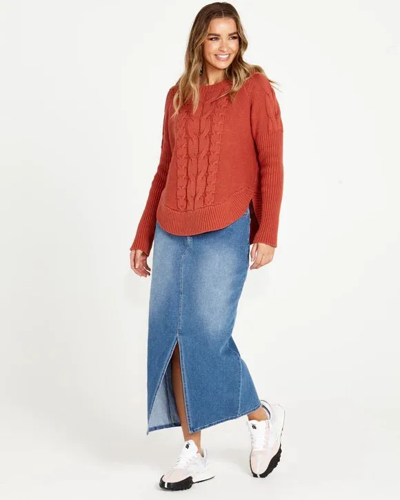 Sass Jacinta Cable Knit Jumper