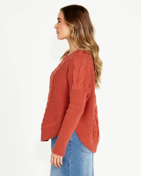 Sass Jacinta Cable Knit Jumper