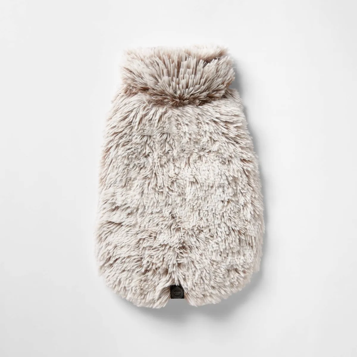 Shag Faux Fur Dog Coat in Mink