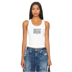 Shotgun Rider - Rib Tank - White