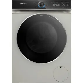 Siemens WG56B2ATGB Washing Machine, 10kg, 1600 Spin, Silver Inox, A Rated