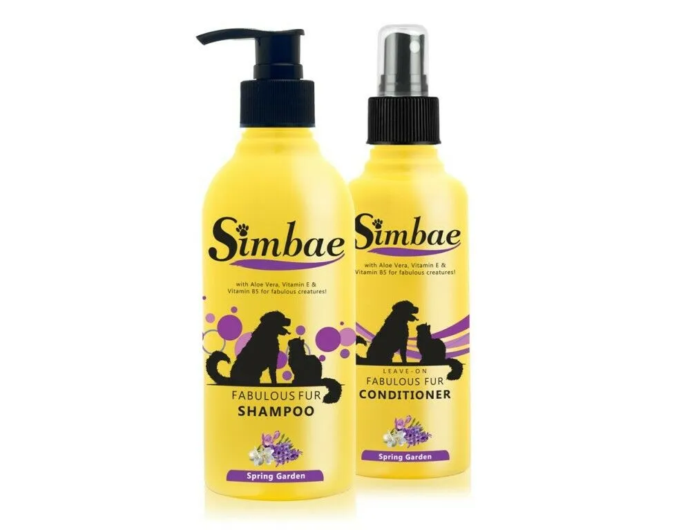 Simbae Fabulous Fur Shampoo & Conditioner for Dogs & Cats